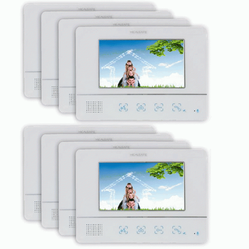 REALSAFE VDM-80 Σετ θυροτηλεόρασης (8 μόνιτορ & 1 κάμερα με οκτώ κουδούνια για πολυκατοικίες) REALSAFE VDM-80 Σετ θυροτηλεόρασης (8 μόνιτορ & 1 κάμερα με οκτώ κουδούνια για πολυκατοικίες)